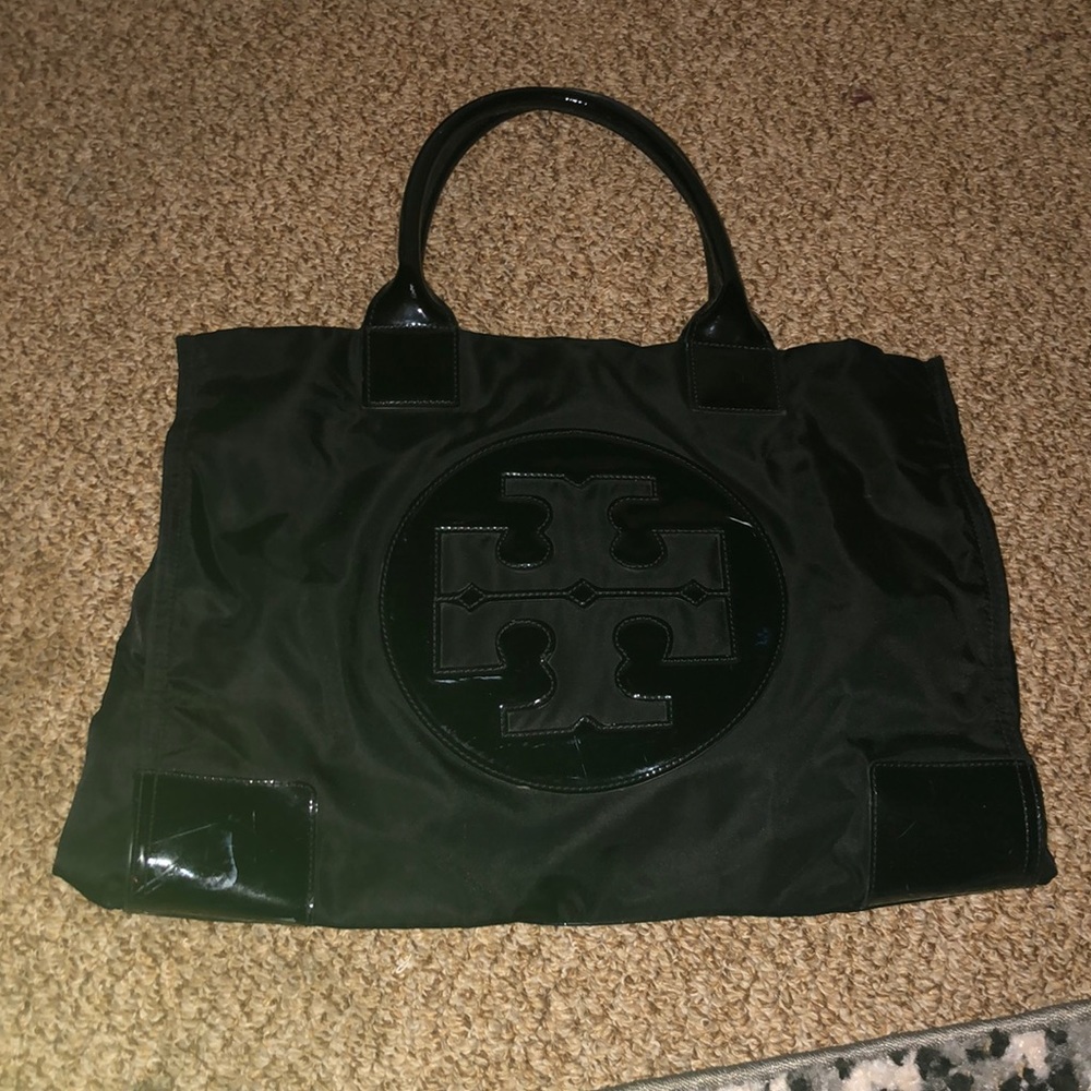 Tory Burch large black tote